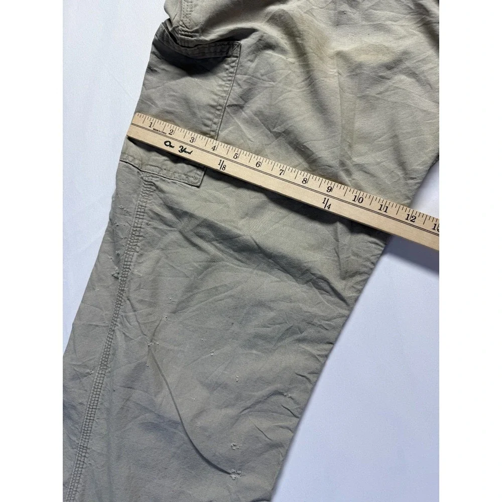 Carhartt Loose Canvas Utility Work Pants‎ Mens 36x32 Tan Original Dungaree Fit